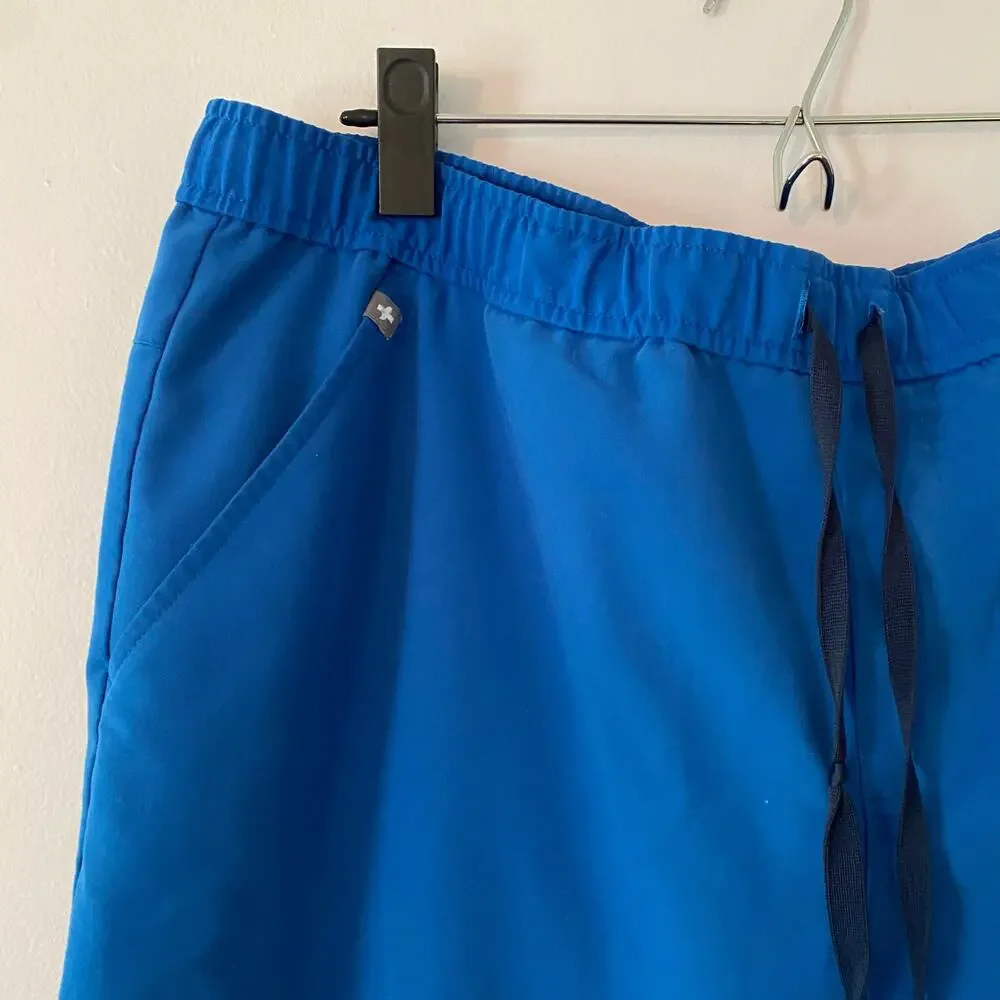 FIGS Royal Blue Tansen Jogger Scrub Pants Uniform Nurse Doctor Men's XXL Short